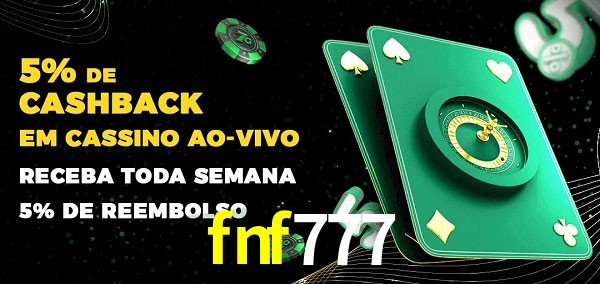 Promoções do cassino ao Vivo fnf777