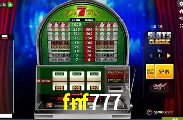 Tecnologia da Plataforma fnf777